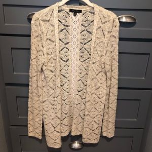 Honey Punch crocheted cardigan